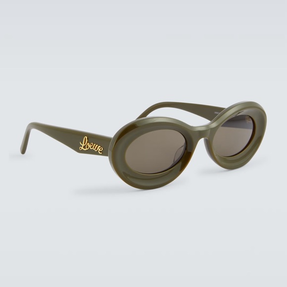 LOEWE Paula’s Ibiza Green Unisex Sunglasses LW40110U - Picture 6 of 7